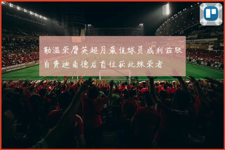 勒温荣膺英超月最佳球员成利兹联自费迪南德后首位获此殊荣者